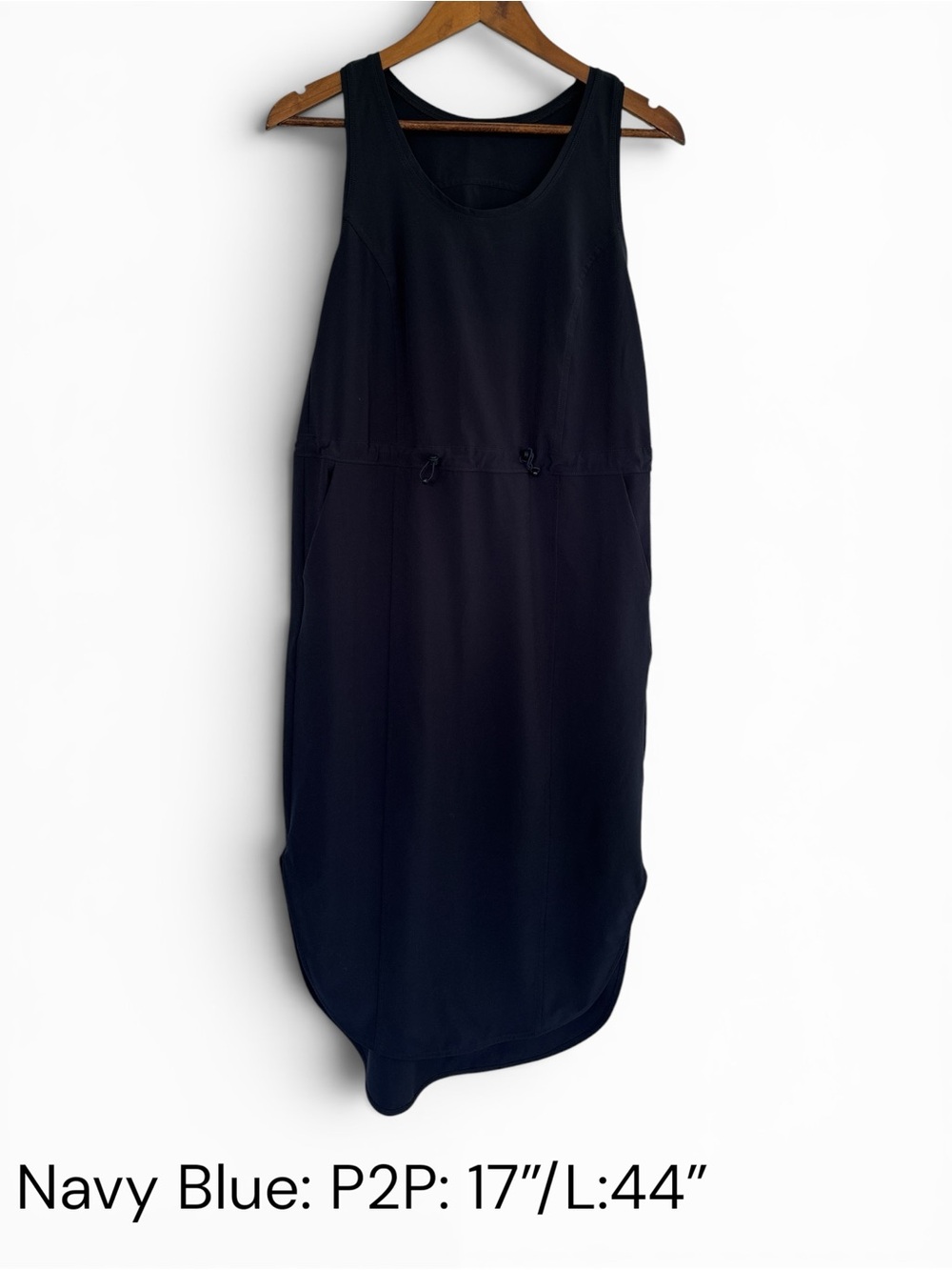 Navy Blue Sleeveless Women's Dress
